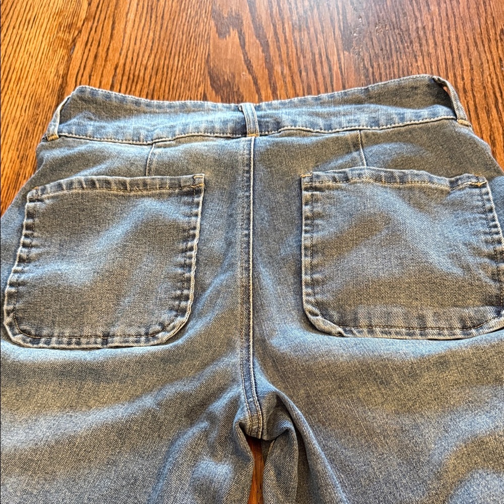 D.Jeans Wide Leg Jeans Size 6 High Rise Y2K Utility Denim - Picture 6 of 10